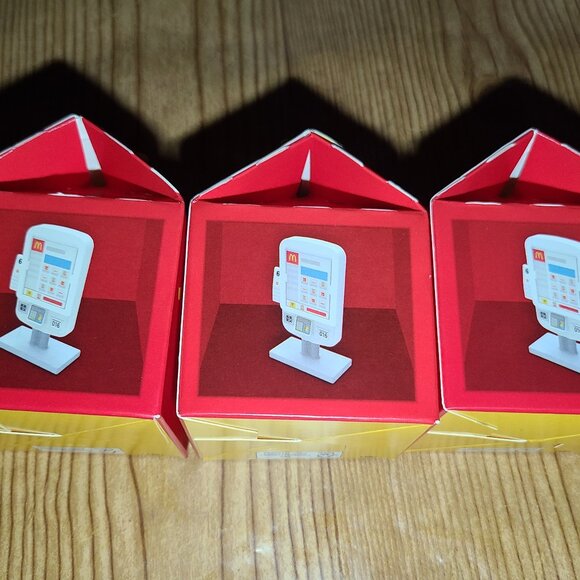 McDonalds Kiosk Lil McDonalds Happy Meal Toy lot (X3) - Picture 1 of 2